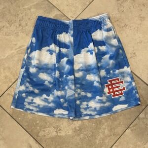 Eric Emanuel Blue Cloud Athletic Shorts